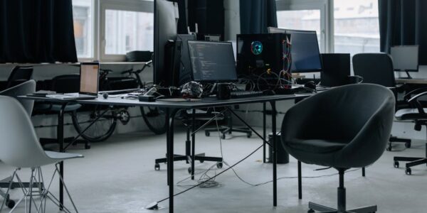 A small IT startup office